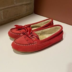 Cabela’s Women’s 10M Pink Faux Fur Lined Slippers Moccasins